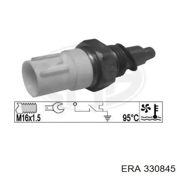 Comprar 330845 ERA Sensor de temperatura del refrigerante, salpicadero