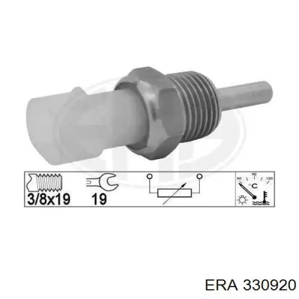 330920 ERA sensor de temperatura del refrigerante