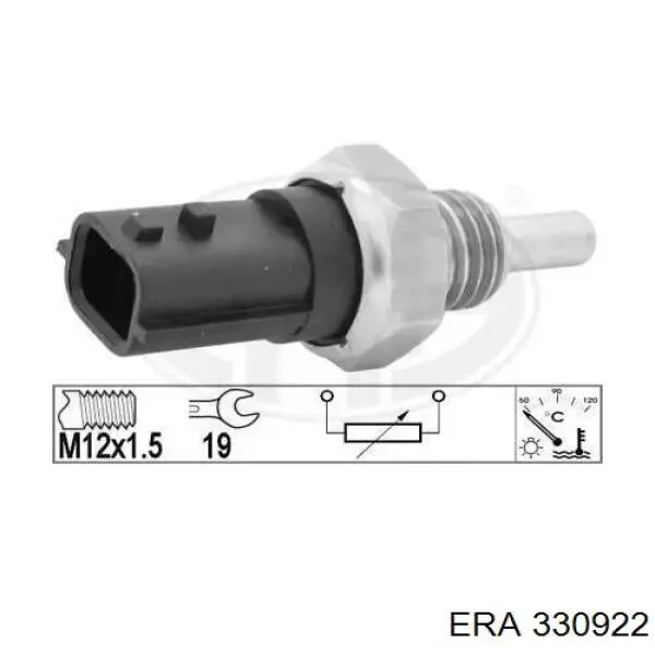 Sensor de temperatura del refrigerante ERA 330922 precio, desde 8,25 EUR