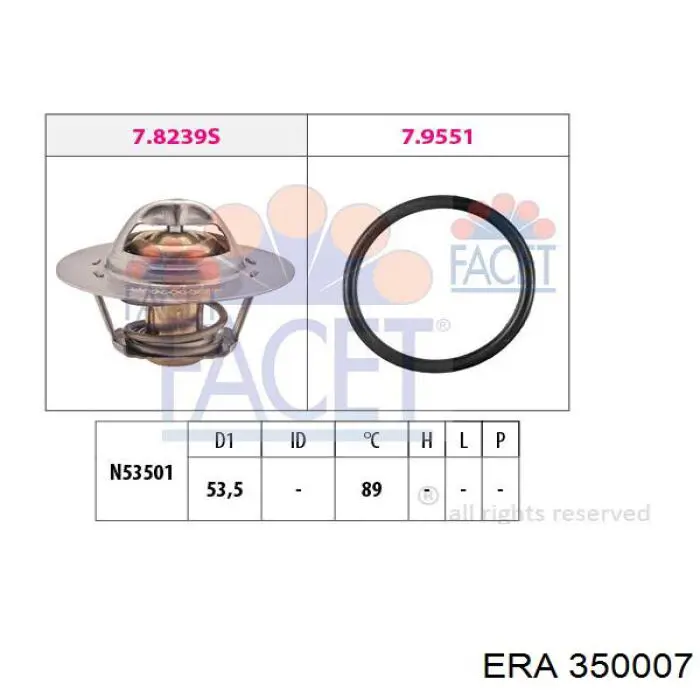 350007 ERA termostato, refrigerante