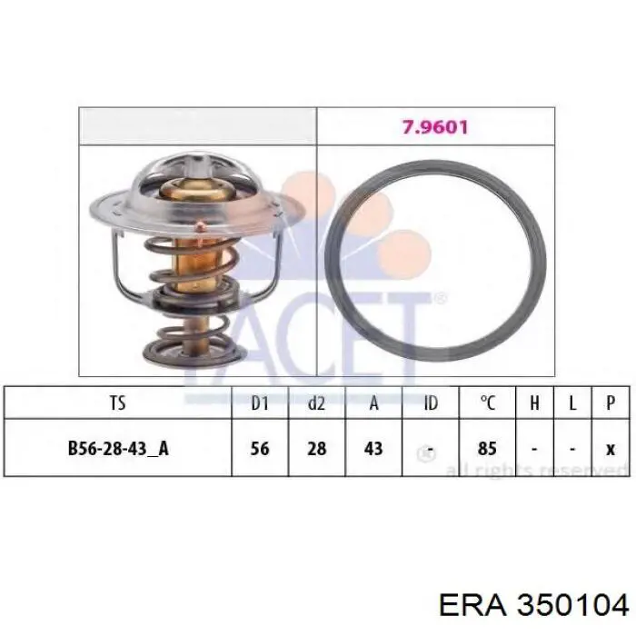 Termostato, refrigerante Nissan Sunny 3 N14
