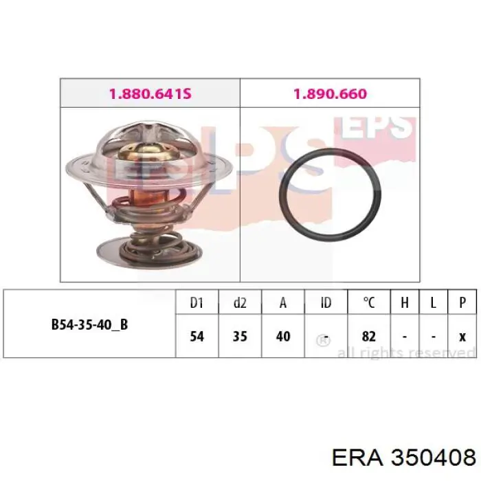 350408 ERA caja del termostato