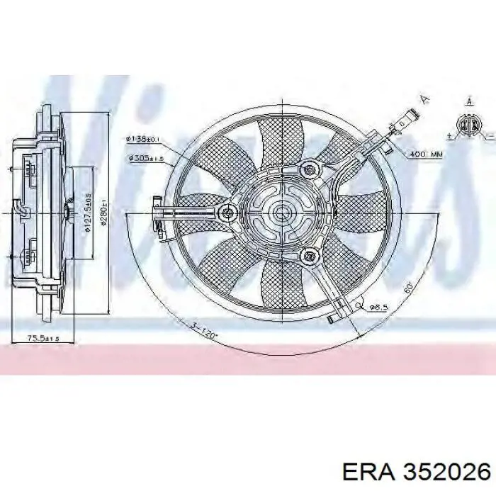 Comprar 352026 ERA Ventilador del motor