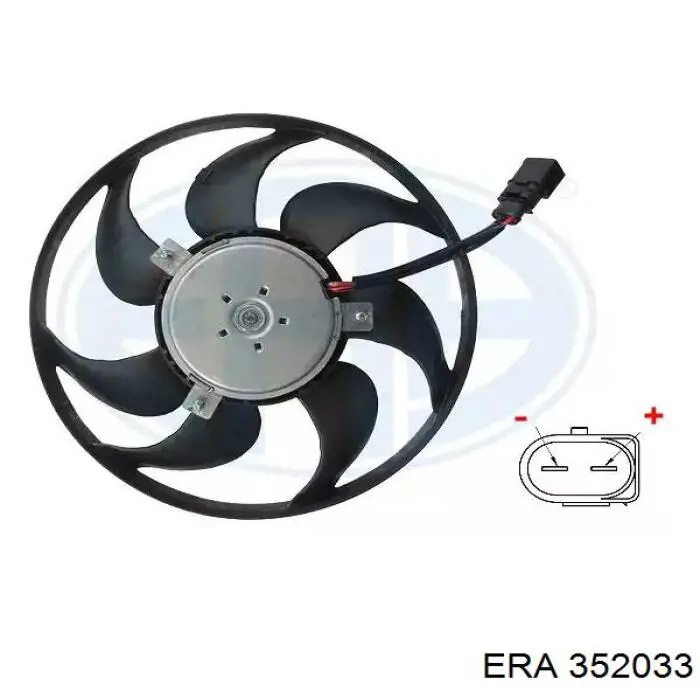 Comprar 352033 ERA Ventilador de refrigeración completo derecho (motor y hélice)