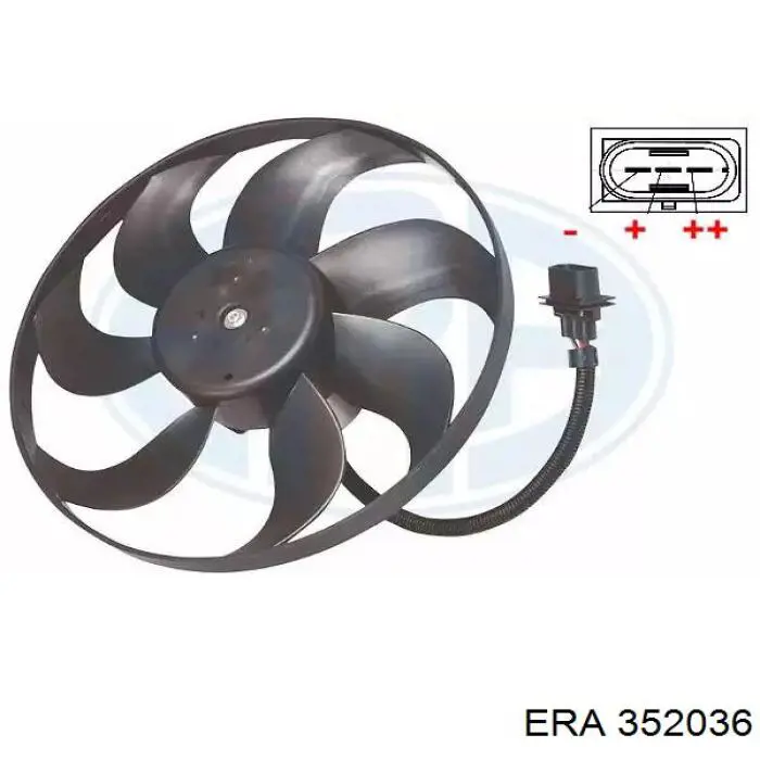352036 ERA Electroventilador del motor