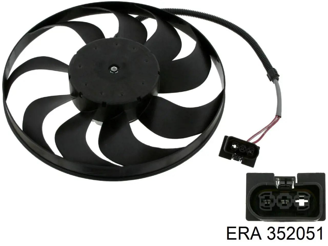 352051 ERA ventilador (rodete +motor refrigeración del motor con electromotor completo)