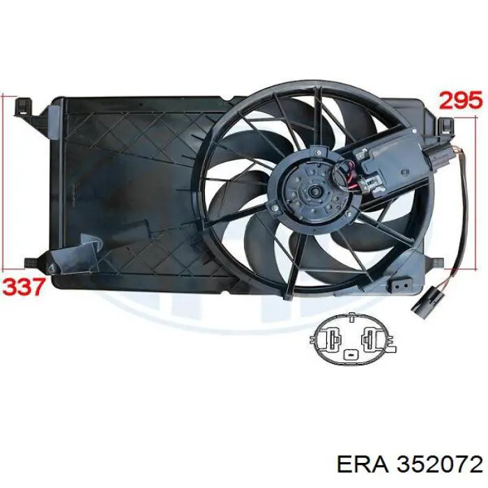 Ventilador de refrigeración Thermotec D8G004TT