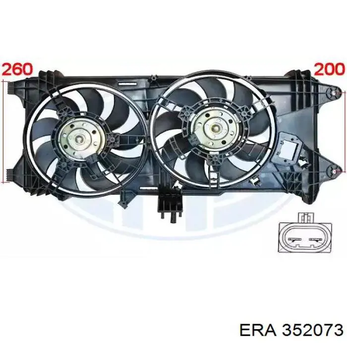 Ventilador, refrigeración motor ERA 352073 precio, desde 111,59 EUR