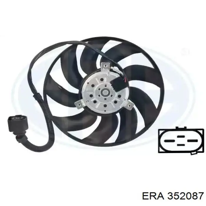 352087 ERA Electroventilador del motor