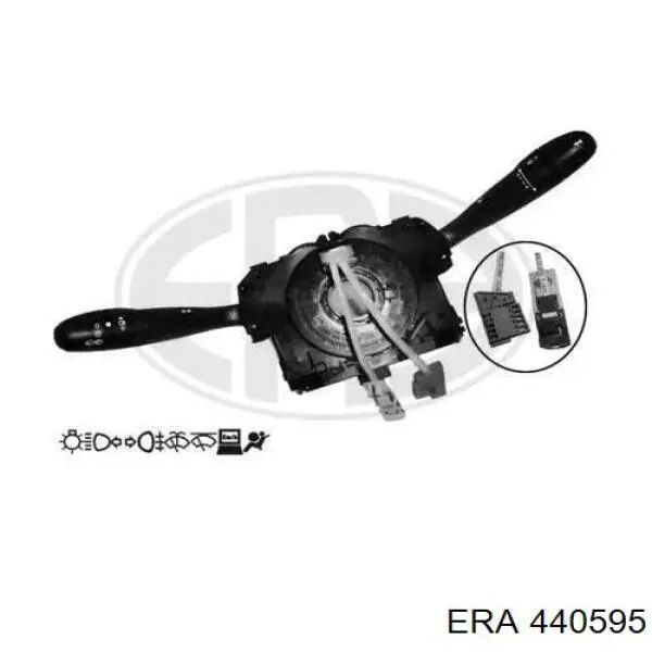 98062248XT Peugeot/Citroen Conmutador izquierdo de la columna de dirección