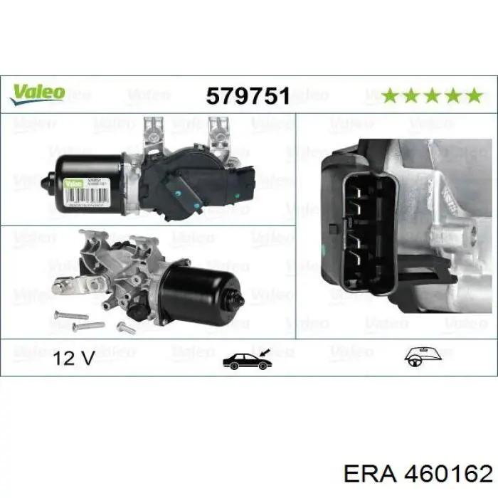 460162 ERA motor del limpiaparabrisas del parabrisas