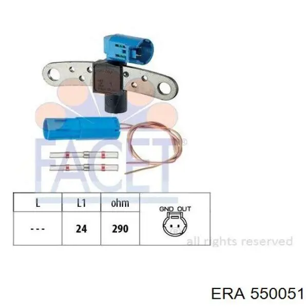 Comprar 550051 ERA Sensor de cigüeñal