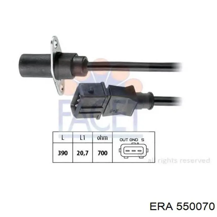 550070 ERA sensor de posición del cigüeñal