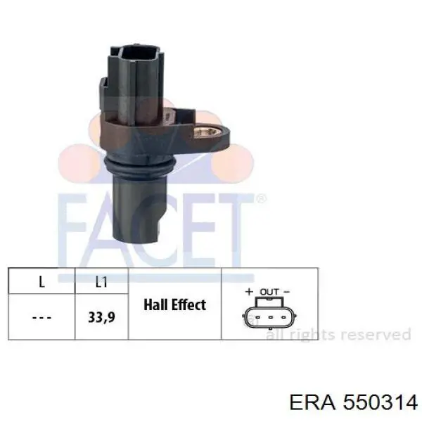 Comprar 550314 ERA Sensor de velocidad de rueda