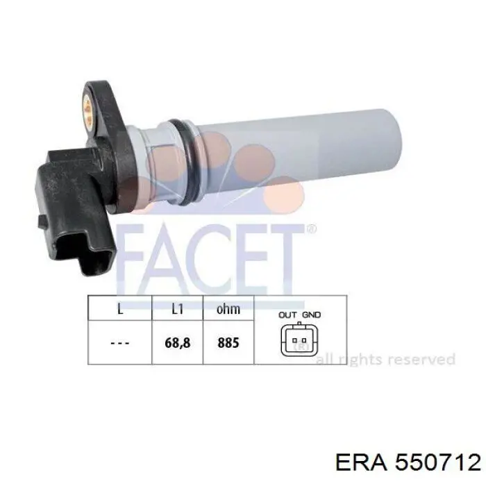 Sensor velocimetro ERA 550712 precio, desde 17,33 EUR