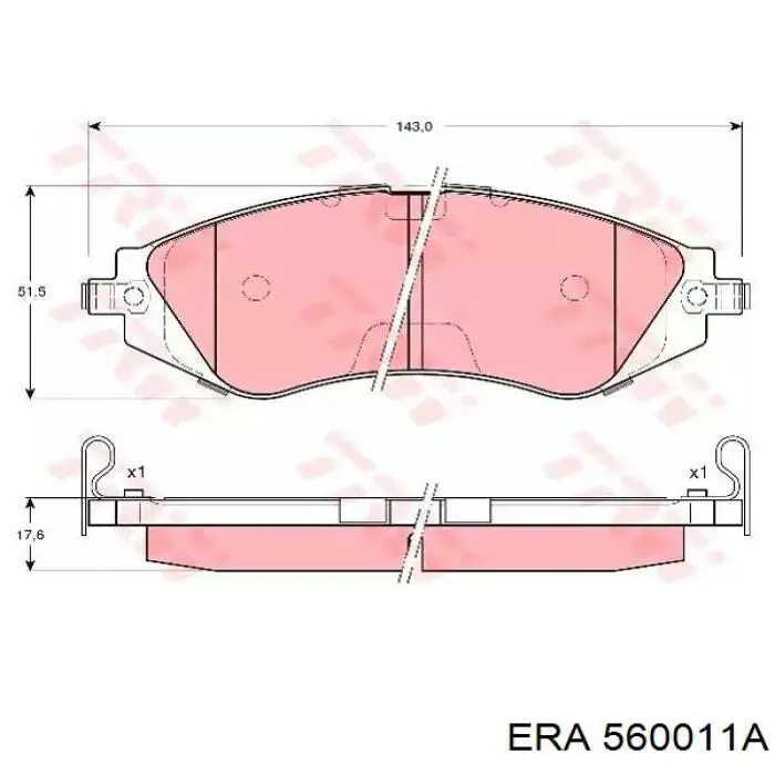 560011A ERA sensor abs delantero