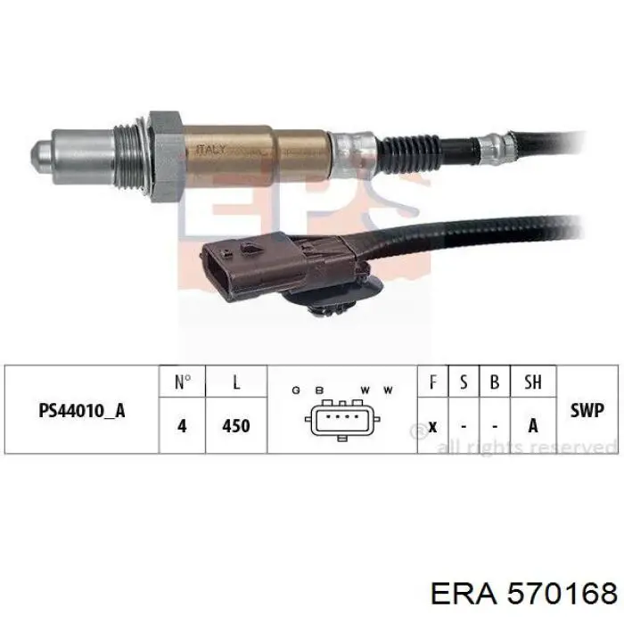 570168 ERA sonda lambda sensor de oxigeno para catalizador