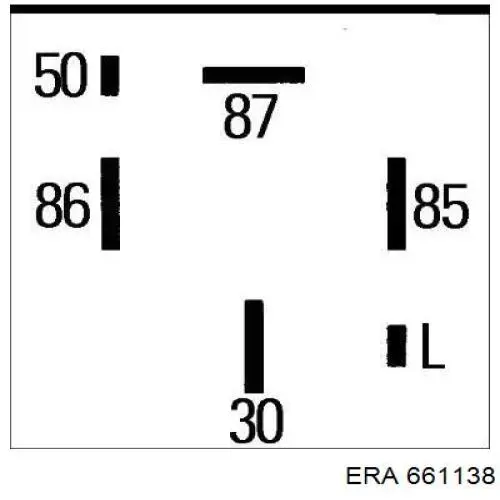 661138 ERA relé de bujía de precalentamiento