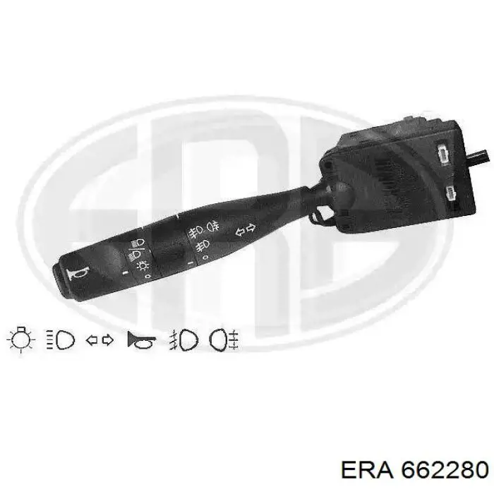 662280 ERA botón de encendido, motor eléctrico, elevalunas, puerta delantera derecha