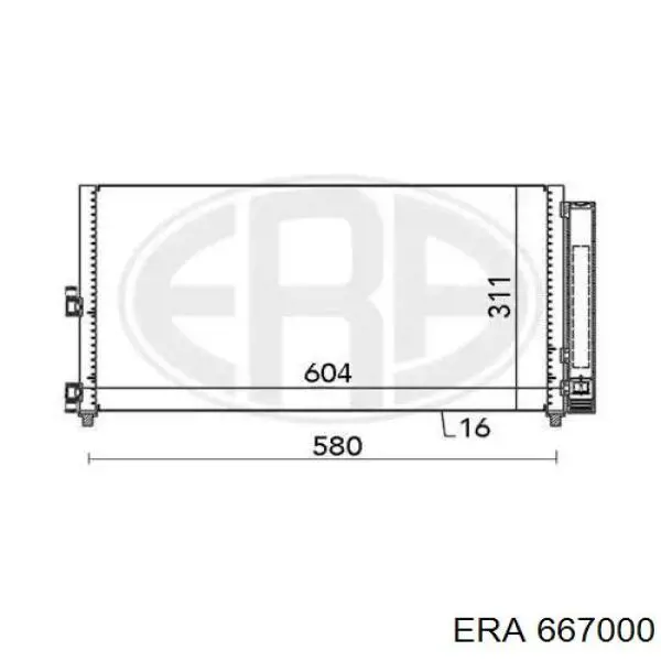 667000 ERA condensador aire acondicionado