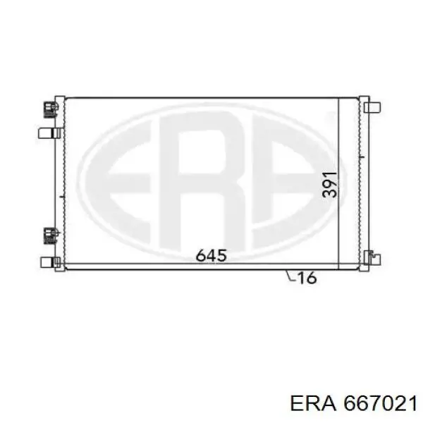 Aire acondicionado capacitor ERA 667021 precio, desde 67,34 EUR
