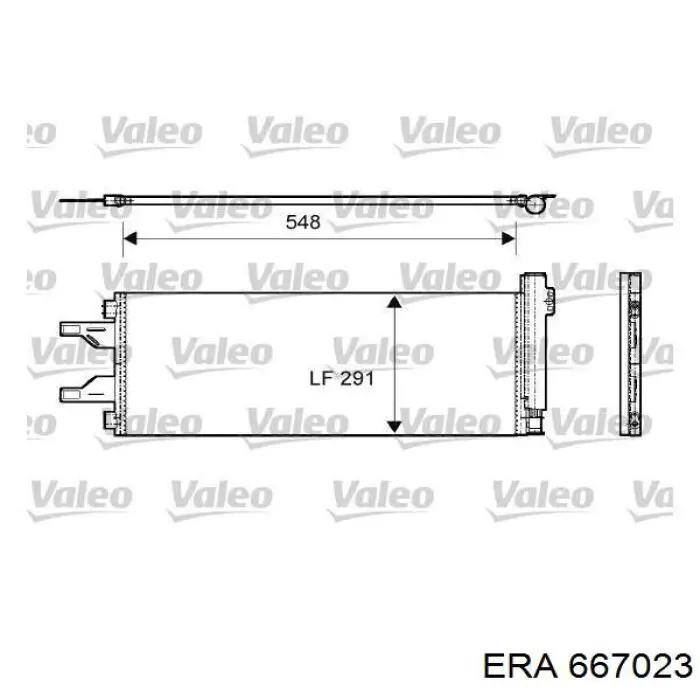 667023 ERA condensador aire acondicionado