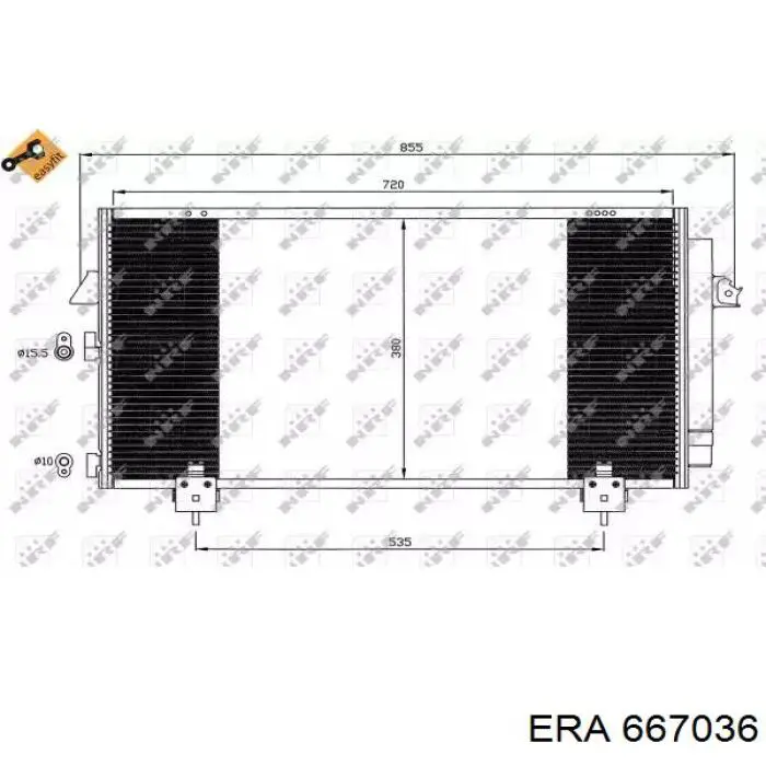 667036 ERA condensador aire acondicionado