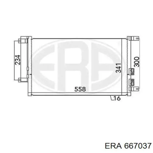 667037 ERA condensador aire acondicionado