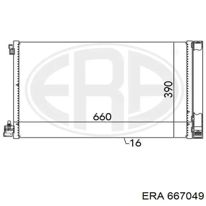 667049 ERA condensador aire acondicionado