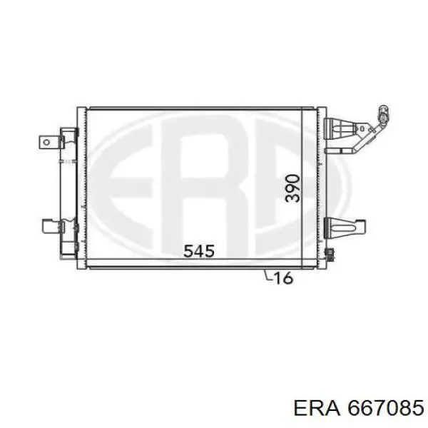 Aire acondicionado capacitor ERA 667085 precio, desde 81,31 EUR