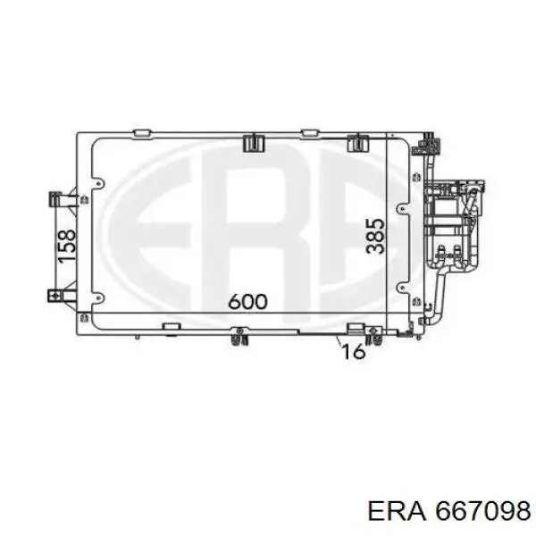 Aire acondicionado capacitor ERA 667098 precio, desde 56,63 EUR