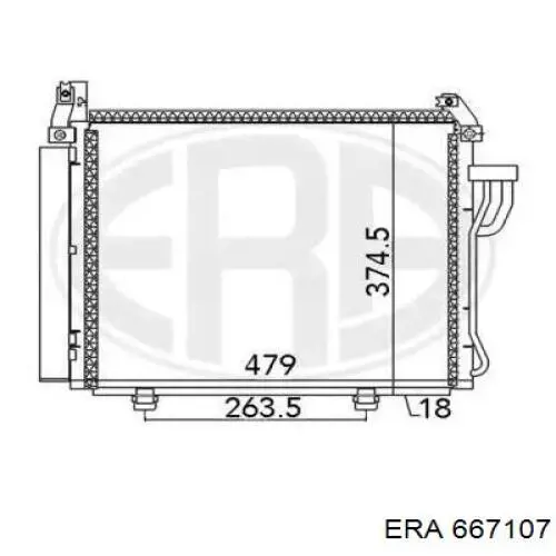 667107 ERA condensador aire acondicionado