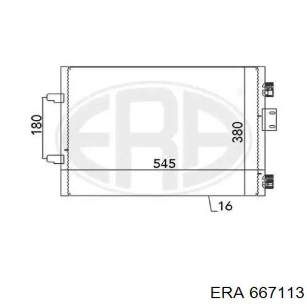 667113 ERA condensador aire acondicionado