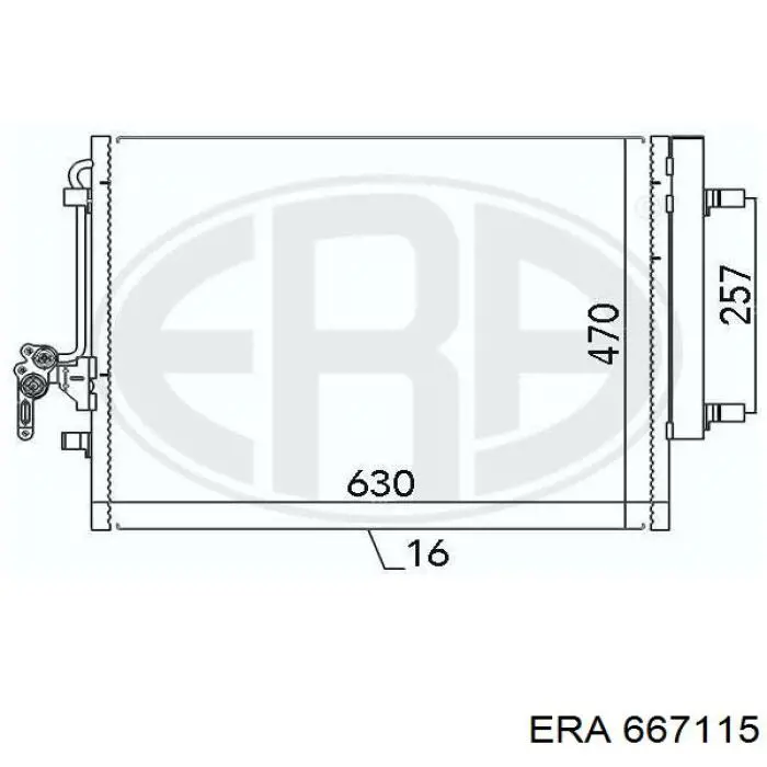 667115 ERA condensador aire acondicionado