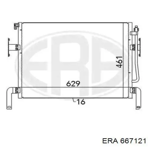 667121 ERA condensador aire acondicionado