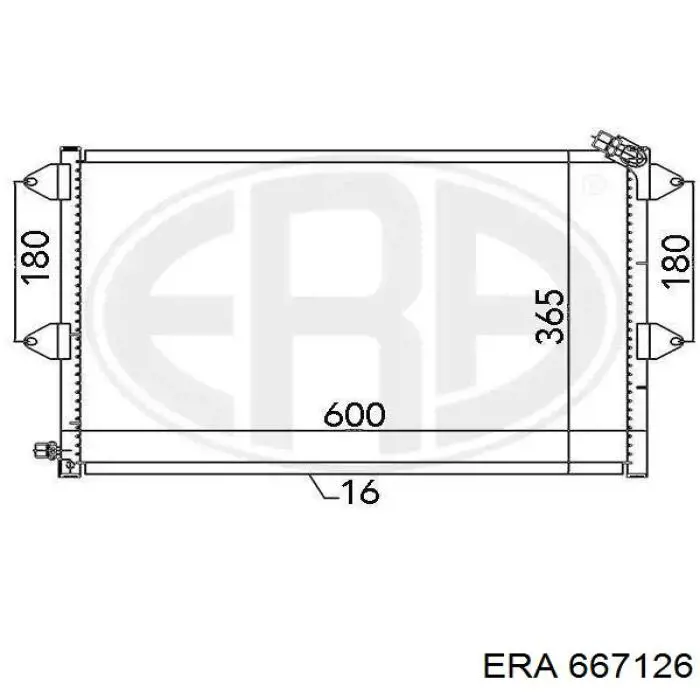 Aire acondicionado capacitor ERA 667126 precio, desde 57,58 EUR
