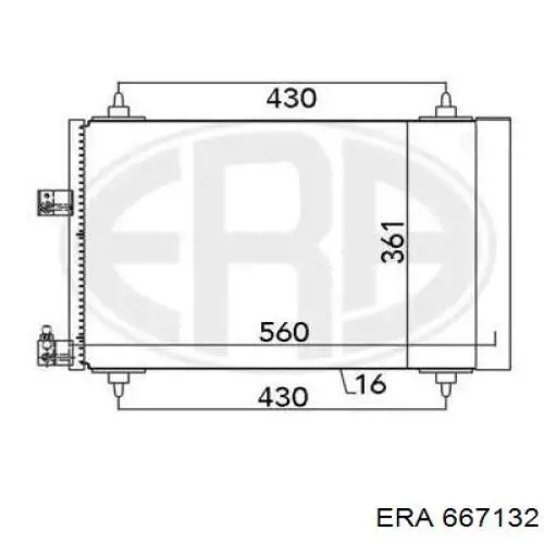 667132 ERA condensador aire acondicionado