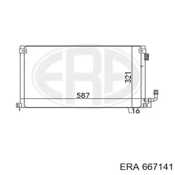 667141 ERA condensador aire acondicionado