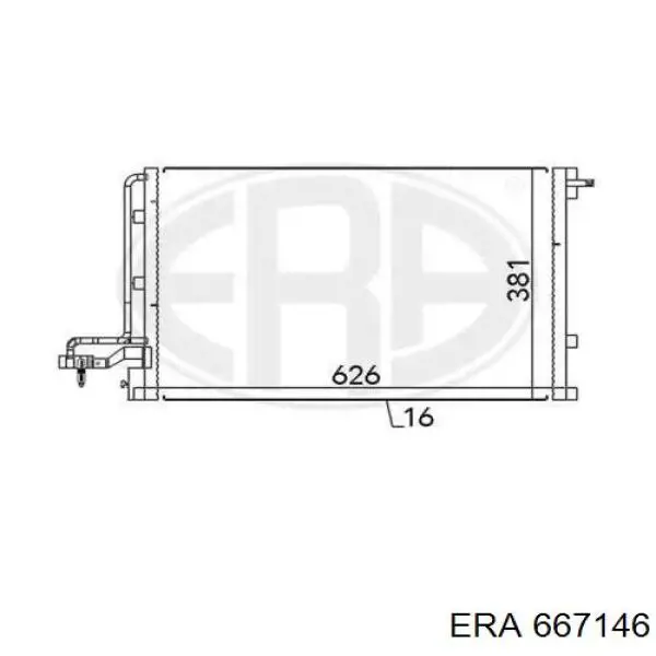 667146 ERA condensador aire acondicionado