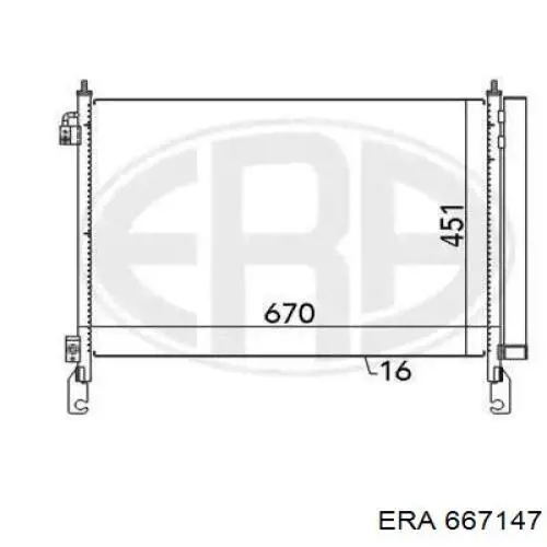 667147 ERA condensador aire acondicionado