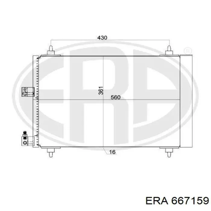 667159 ERA condensador aire acondicionado