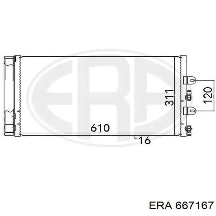 667167 ERA condensador aire acondicionado