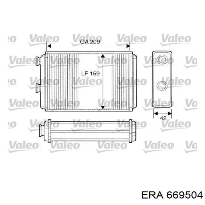 669504 ERA radiador de calefacción