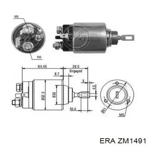 ZM1491 ZM interruptor magnético, estárter