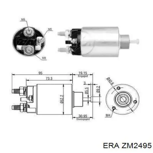 ZM2495 ERA interruptor magnético, estárter