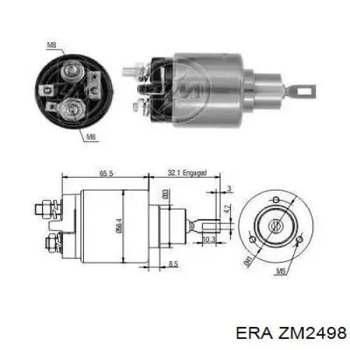 ZM2498 ERA interruptor magnético, estárter