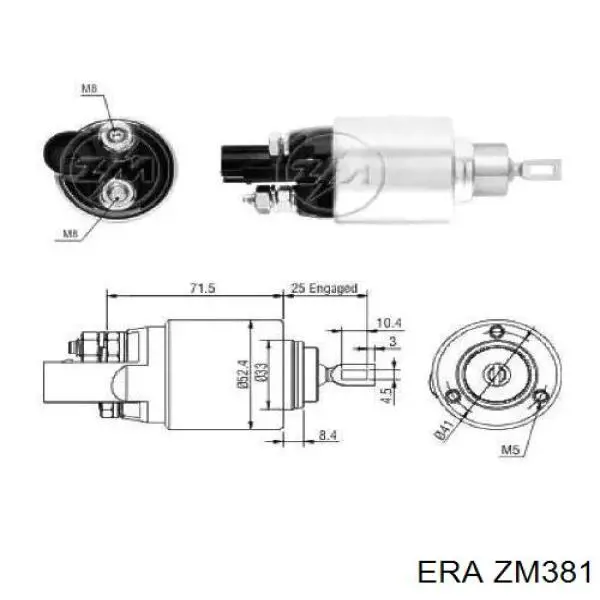Comprar ZM381 ERA Interruptor magnético de arranque