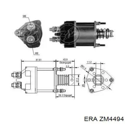 ZM4494 ERA interruptor magnético, estárter
