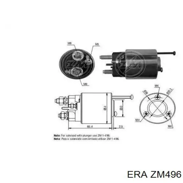 Comprar ZM496 ERA Solenoide de arranque