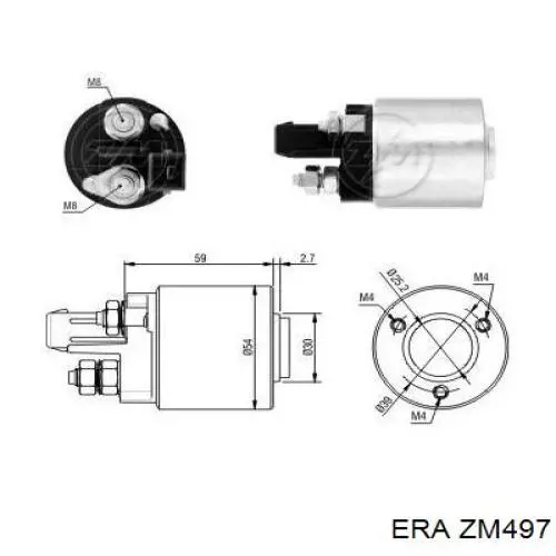 Interruptor magnético estárter ERA ZM497 precio, desde 28,15 EUR